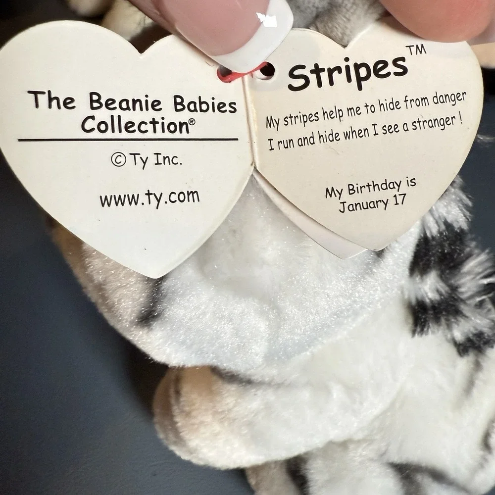 TY Beanie Boos Original Stripes Arctic Beanie Boos Butter Izzy 2 Teeny Rory Puck